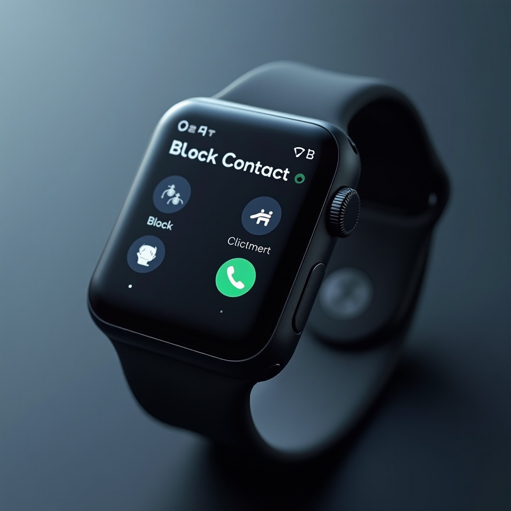 how to block someone on apple watch