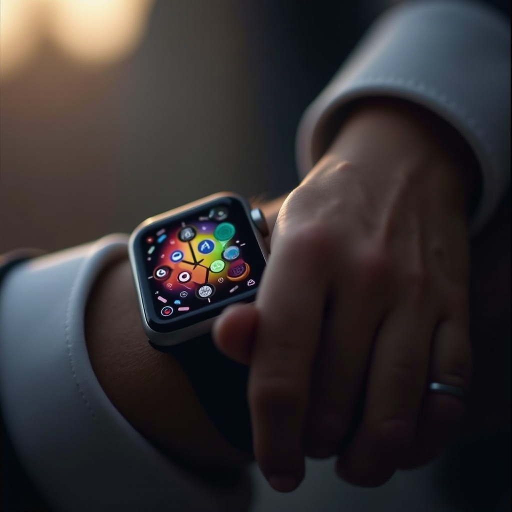 how to change apple watch app layout