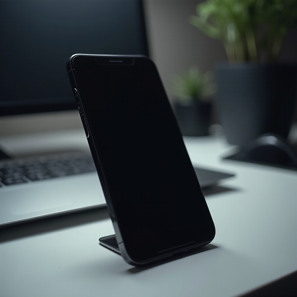 iphone screen black but still vibrates