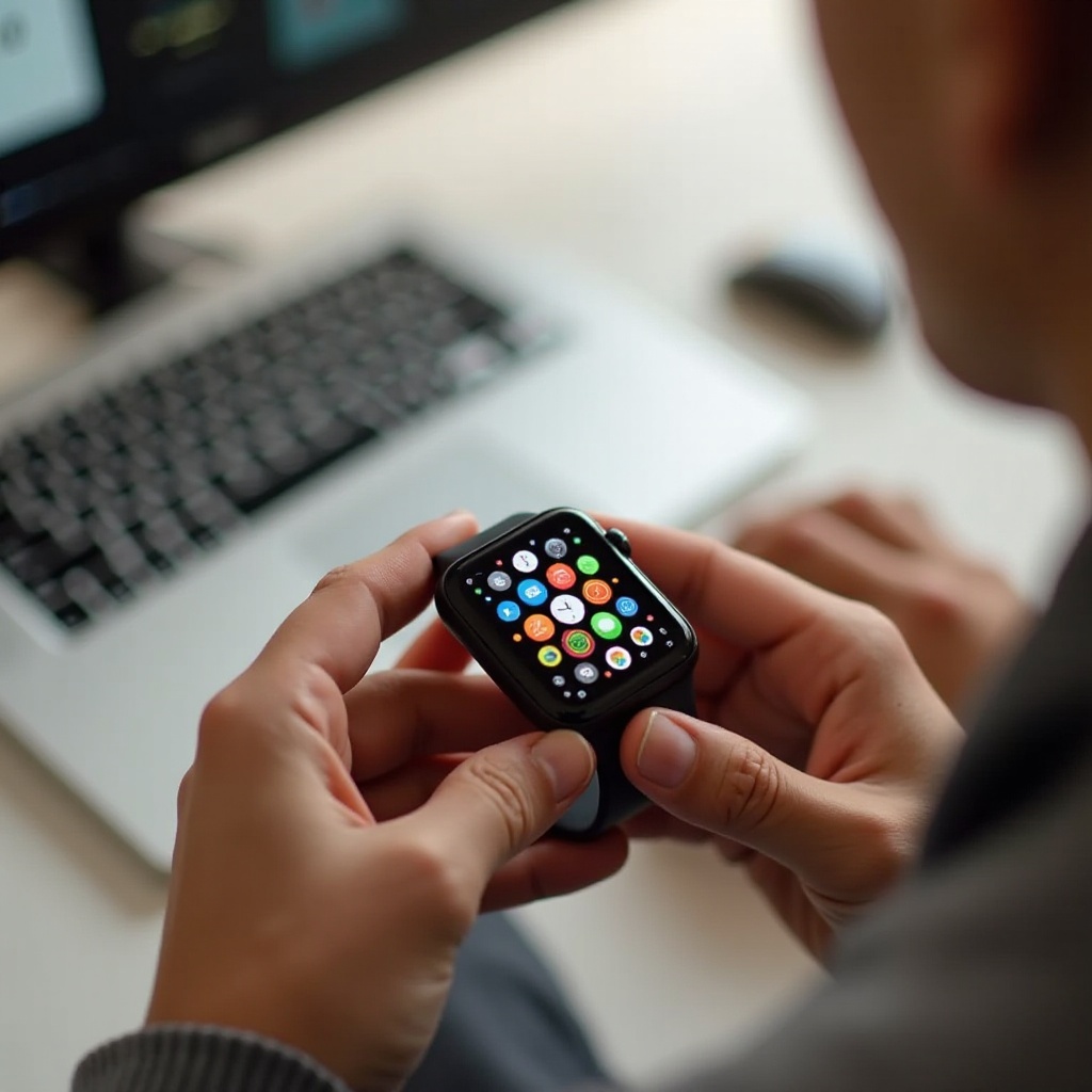 how to change apple watch app layout
