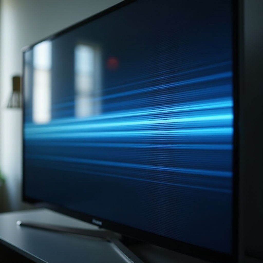 how to fix horizontal lines on tv screen